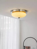 Axyaa Milk Coffee Glass Ceiling Light