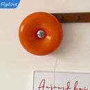 Axyaa Donut Glass Wall Lamp USB Plug LED Touch Switch Table Ornament