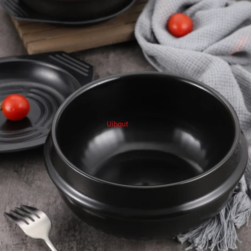 Axya High Temp Korean Stone Pot for Cooking Soup and Rice