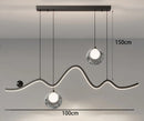 Axyaa Nordic Chandeliers Dining Room Pendant Lights Ceiling Fixture Lighting