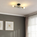 Axyaa Modern Minimalist Dome Ceiling Light - Iron Fixture for Bedroom and Study