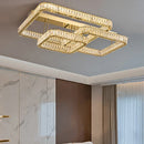 Axyaa Luxury Crystal Chandelier Pendant Light for Living Room Dining Room