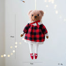 Axyaa Plush Bird & Bear Couple Christmas Tree Hanging Decor
