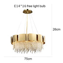 Axyaa Stainless Steel Crystal Chandelier for Elegant Living Spaces