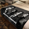 Axyaa Arctic Monkeys Rock Band Fashion Blanket - Soft Warm Flannel Throw for Bed Sofa & Picnic
