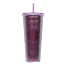 Axyaa Double Layered Straw Cup: Diamond Radiant Water, Coffee, Drinks, Mugs