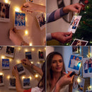 Axyaa LED Photo Clip String Lights: Indoor Outdoor Hanging Garland for Home Decor