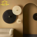 Axyaa Rattan Weaving Wall Lamps: Japanese E27 LED Indoor Lighting for Home, Hotel, and Tea House