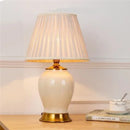 Axyaa Ceramic Table Lamp, Contemporary Design for Living Room and Bedroom