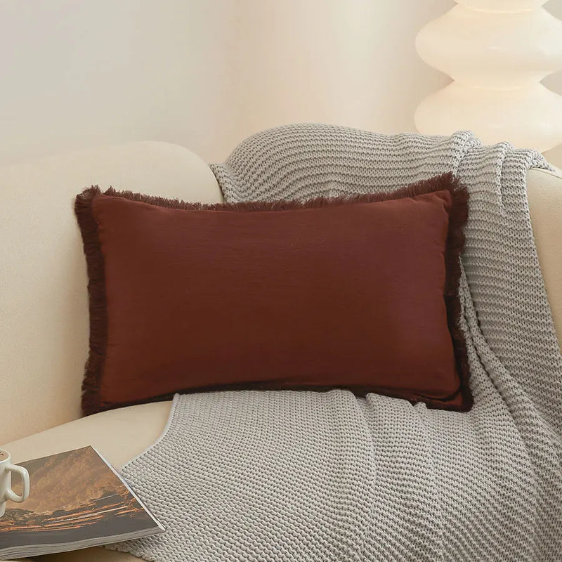 Axyaa Retro Nordic Style Cushion Cover for Living Room Decor