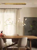 Axyaa Tulips Pendant Lights: Elegant Textured Lustre Flowers LED Dimmable Lamps