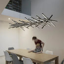 Axyaa LED Chandelier: Modern Nordic Design for Living, Dining, Kitchen, Office Ceiling Decor