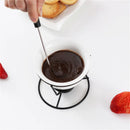 Axyaa Cheese Chocolate Melting Ceramic Mug with Fork, European Tableware Mug