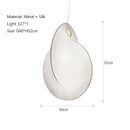 Axyaa Wabi Sabi Silk Pendant LED Chandelier for Home Decor Lighting
