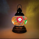 Turkish Mosaic Table Lamp by Axyaa – Rechargeable Handcrafted Night Light