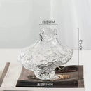 Axyaa Frosting Glass Vase: Nordic Minimalist Style Home Decor for Flowers, Modern Living Room Accent