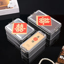 Axyaa Pineapple Snowflake Cake Storage Box Large Capacity Wedding Favor Candy Container