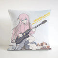Axyaa 45x45 Decorative Pillowcases for Sofa Pillows - Bocchi Rock Theme