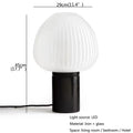 Axyaa Modern LED Mushroom Table Lamp for Home Bedside Decor