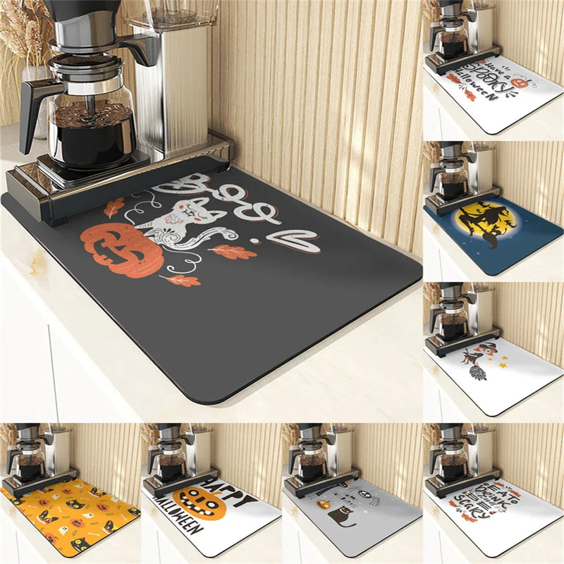 Axyaa Witchy Silicone Dish Drying Mat