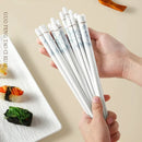 Axyaa Ceramic Kitchen Tableware Set: Ladle, Chopsticks, Soup Spoon Kit