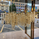 Axyaa High End Crystal Pendant Chandelier for Home Decor