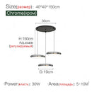 Axyaa Modern Minimalist Nordic Chandelier - Luxury Round Dining Room Light