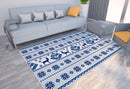 Axyaa Geometric Print Carpet for Boho Home Decor