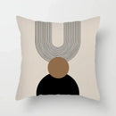 Axyaa Abstract Pattern Cushion Cover - 45*45cm Polyester Pillowcase