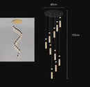 Axyaa Modern LED Pendant Chandelier for Staircase & Living Room Lighting