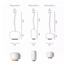 Axyaa Glass Pendant Chandelier: Modern Nordic Home Decor Lighting for Dining Room, Bedroom, Bar