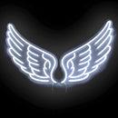 Axyaa Angel Wing Pink Neon LED Sign for Girl Bedroom and Wedding Decor