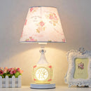 Vintage Floral Table Lamp by Axyaa – Ceramic Warm Light for Bedroom & Living Room