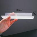 Axyaa Glass U-Shaped Dinner Plate Set for Molecular Cuisine and Sushi