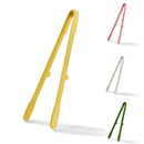 Axyaa Silicone Salad Tongs with Stand - Kitchen Utensils BBQ Grill Meat Tongs