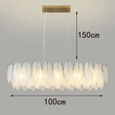 Axyaa Nordic Dining Room Pendant Ceiling Light Chandelier for Living Room