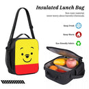 Axyaa Winnie The Pooh Backpack Set with Lunch Box for School Students