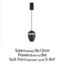 Axyaa Circular LED Pendant Lights for Bedside, Restaurant, Bar Counters - Decorative Ceiling Lamps