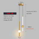 Axyaa Long Line Black/Gold Pendant Light for Bedroom and Living Room Wall Decor