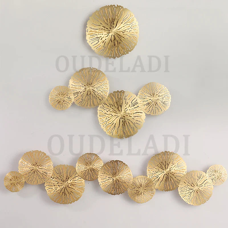 Axya Copper Lotus Leaf LED Wall Sconce for Home Decor