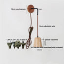 Axyaa LED Wall Lamp Pull Chain Switch Nordic Modern Stair Light