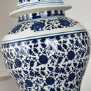 Axyaa Blue and White Porcelain Table Lamp for Modern Home Décor