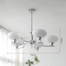 Axyaa Bauhaus Medieval Modern Chandelier for Bedroom, Study, Living, Dining Room
