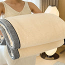 Axyaa Warm Fleece Jacquard Blanket - Multifunctional & Thick Winter Sofa Nap Sheet