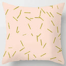 Axyaa Geometric Pattern Plush Cushion Cover for Home Decor 45x45cm