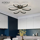 Axyaa Flower Ceiling Light: Nordic Warm LED for Bedroom, Living Room, Study & Restaurant.