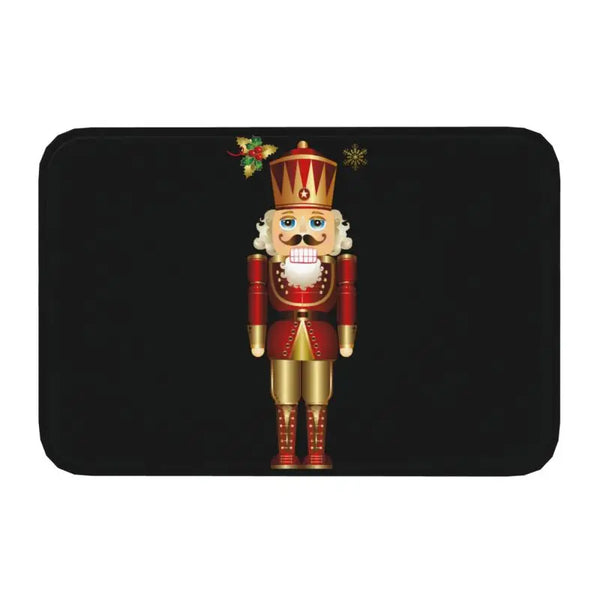 Axyaa Nutcracker Soldier Doll Door Mat Home Decor