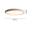 Axyaa Yellow Stone Ceiling Light Fixture 48W LED Scandinavian Style Wabi Sabi