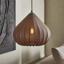 Axyaa Vintage Cloth Bedroom Pendant Light Retro Fabric Chandelier