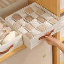 Axyaa Fabric Drawer Organizers for Underwear Socks Bra - Wardrobe Shelf Organizer